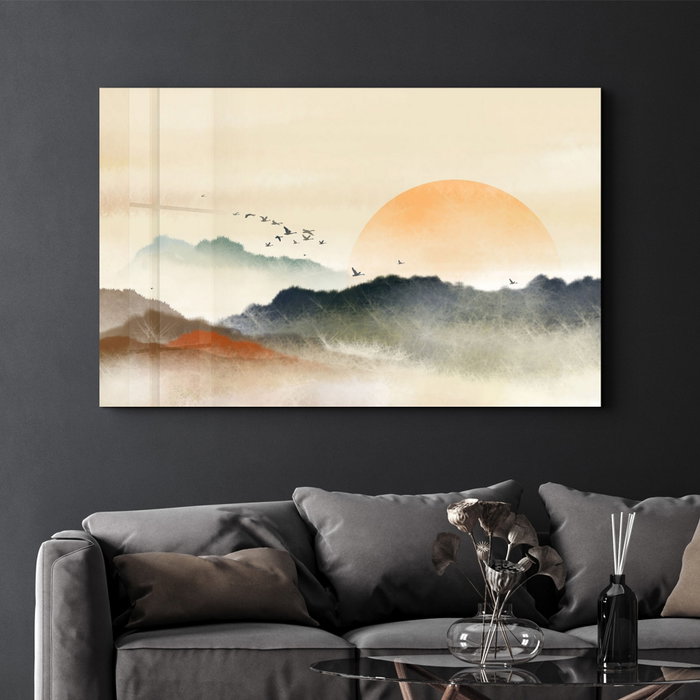 Wallity Pintura Decorativa de Vidrio Templado Multicolor 46 x 72 cm Wallity Pintura Decorativa de Vidrio Templado Multicolor 46 x 72 cm